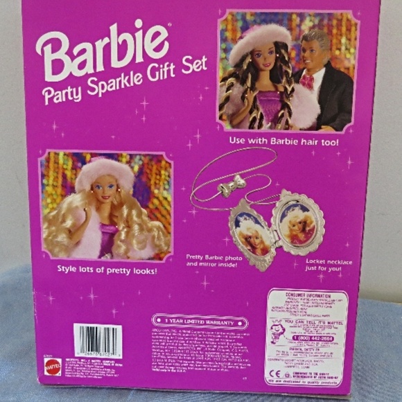 Barbie Party Sparkle Gift Set - 67027 Never Removed from Box 1994 Mattel - Picture 4 of 4